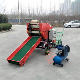 宁夏粉碎打捆机 牧源机械制造厂家 小型秸杆粉碎打捆机价格高清图片 高清大图